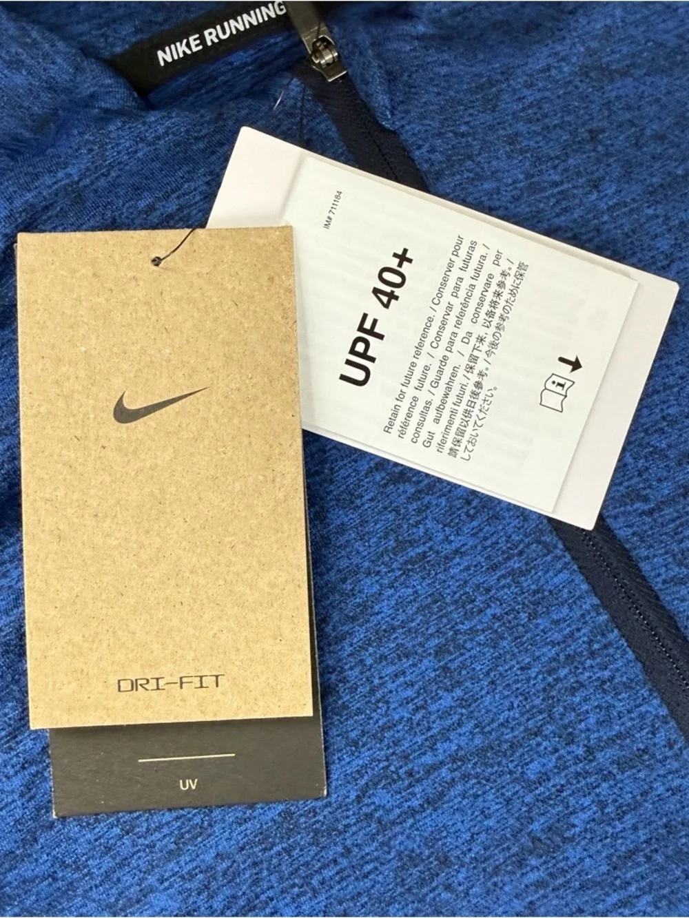 Nike Dri-FIT Element 1/4 Zip Mens XXL Running Blue DD4756 451 Long Sleeve NWT